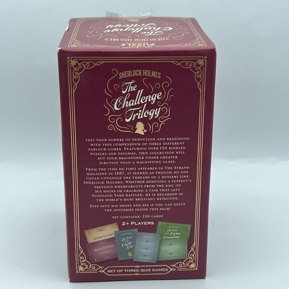 Sherlock Holmes The Challenge‎ Trilogy - Set of 3 Games - Professor Puzzle - Picture 5 of 16